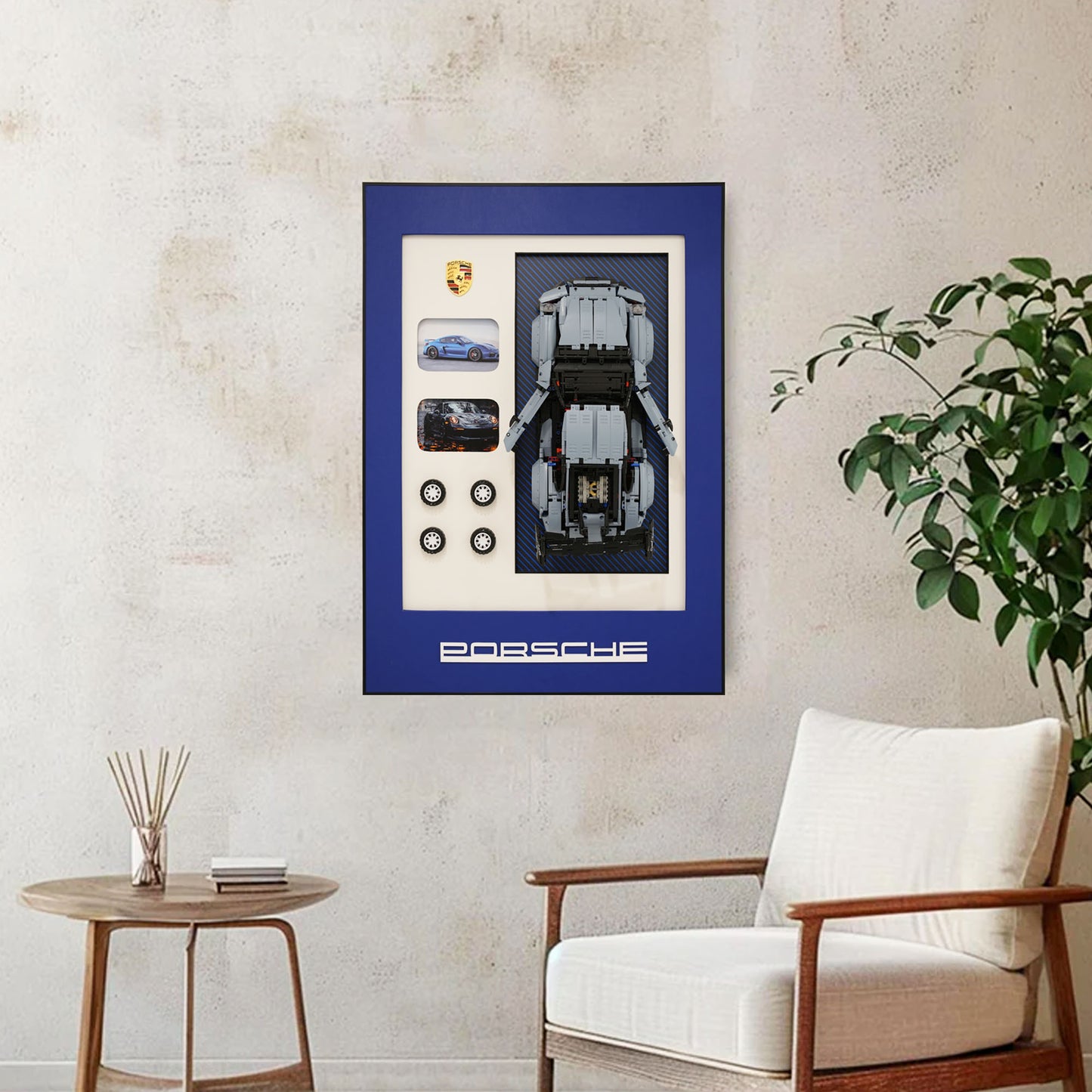 Porsche Lego Wall Art