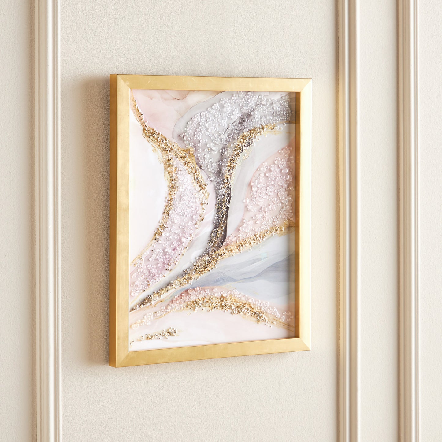 Zaire Jewelled Framed Wall Art - 40x50 cm