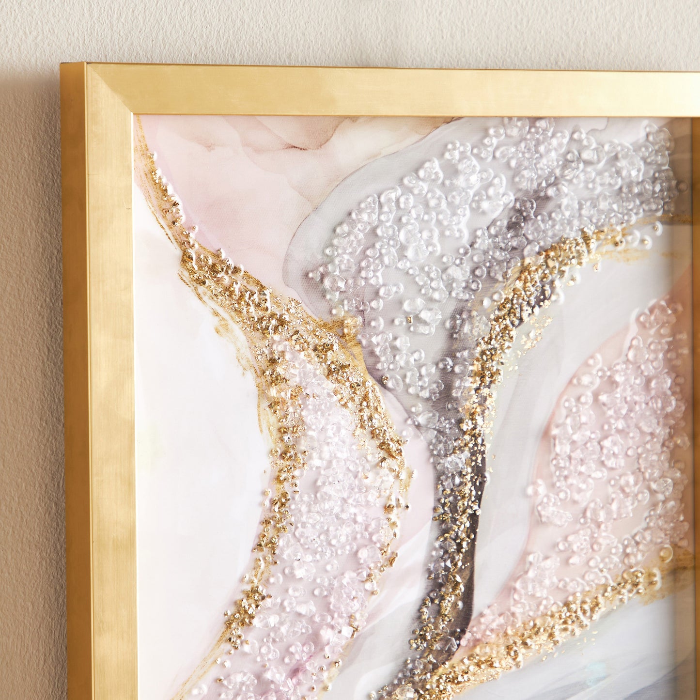 Zaire Jewelled Framed Wall Art - 40x50 cm