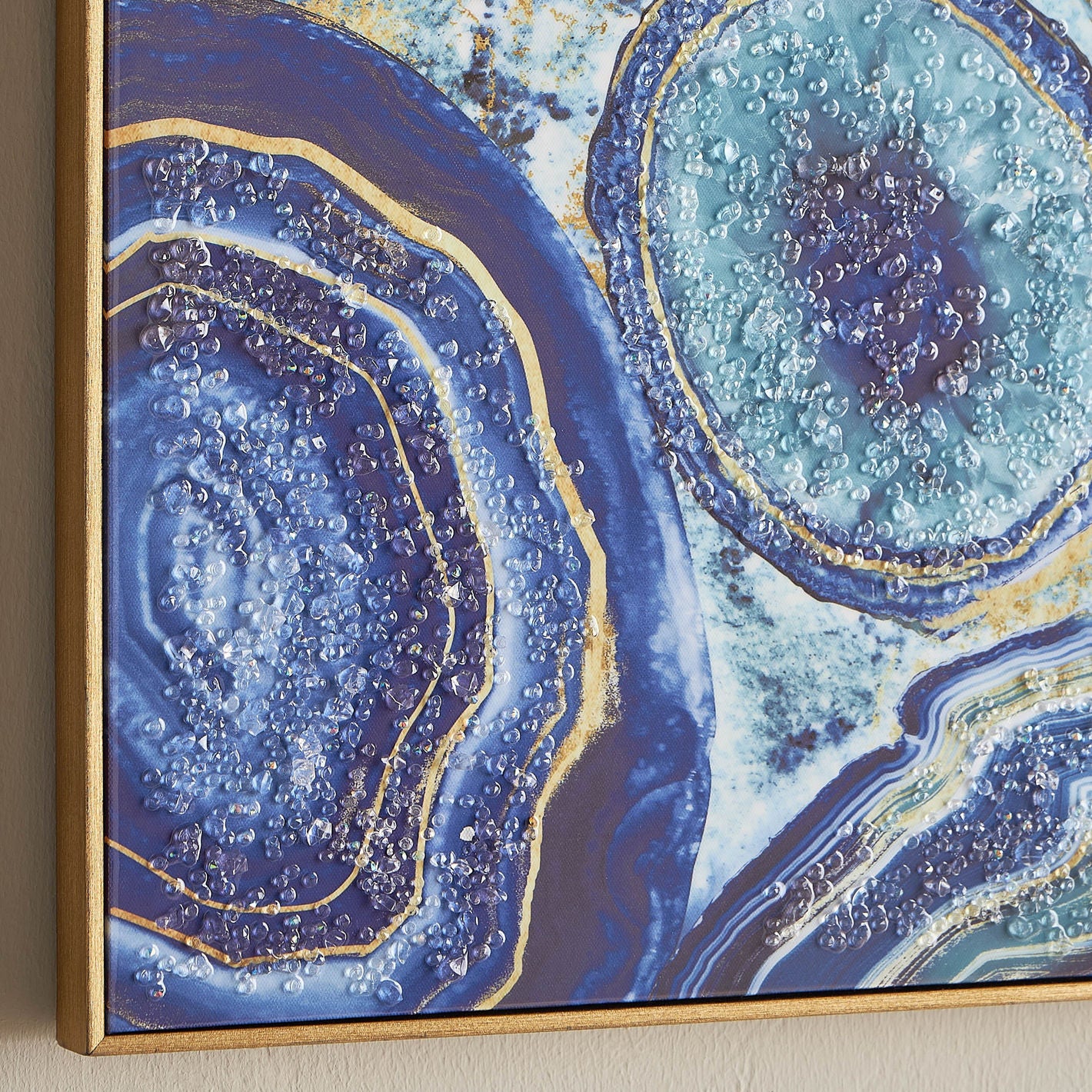 Zuzanna Jewelled Framed Wall Art - 60x60 cm