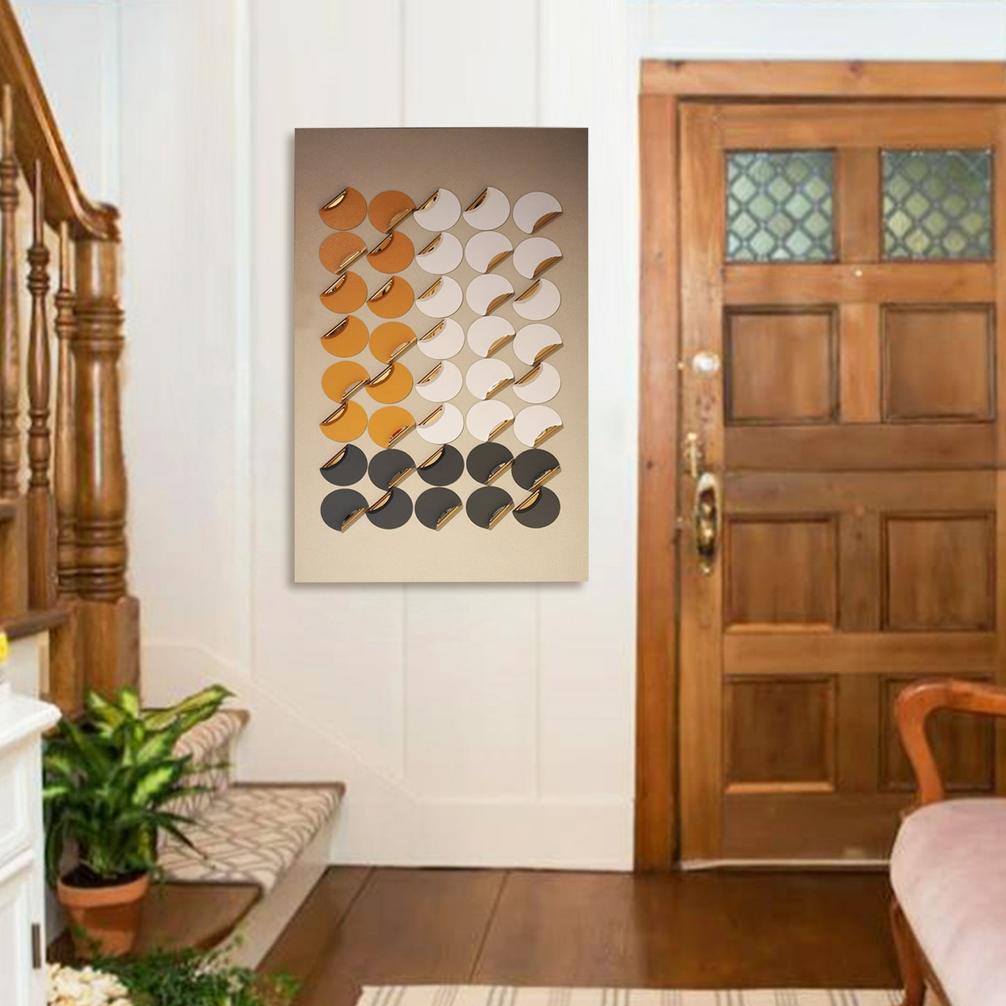 Curved Disks Wall Art