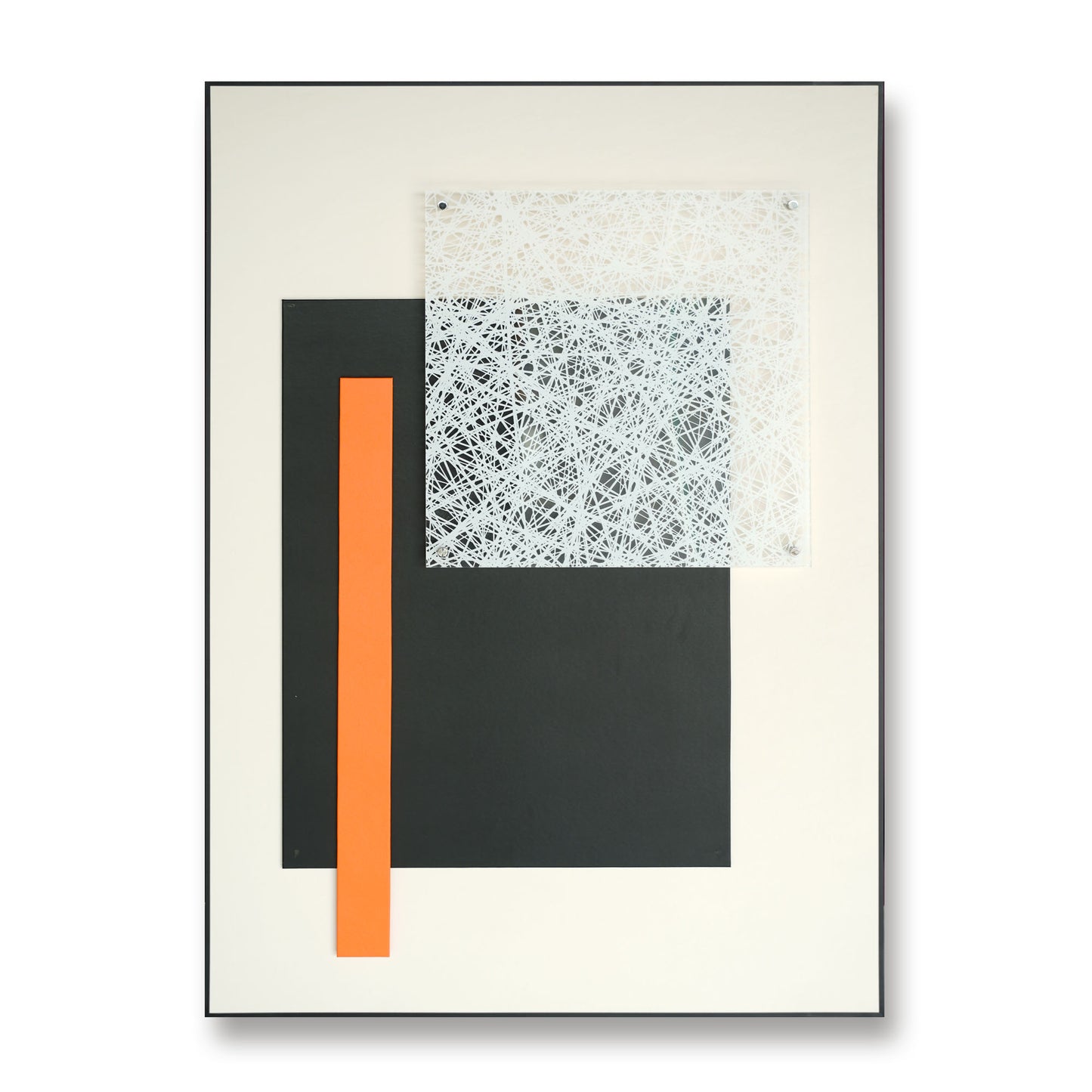 Black Rectangle Abstract Classic Wall Art