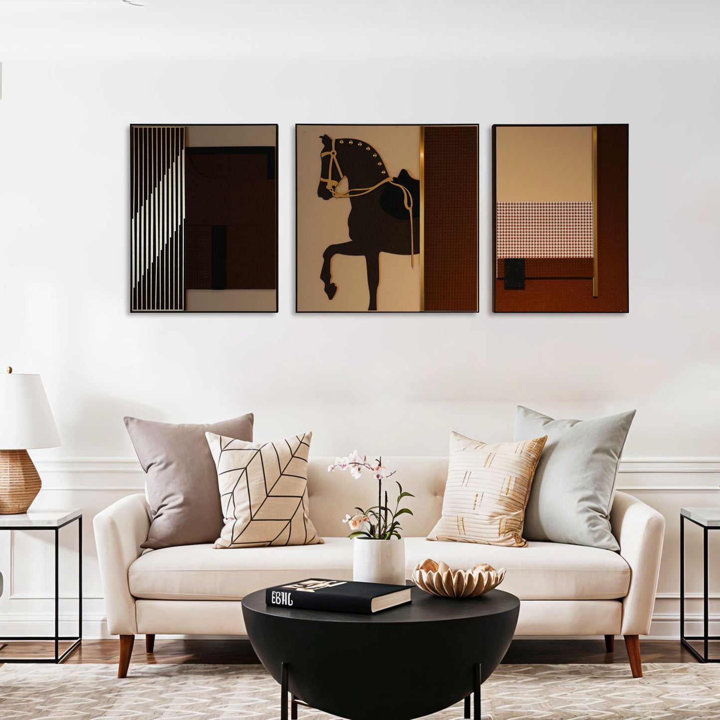 Wooden Stallion Wall Art