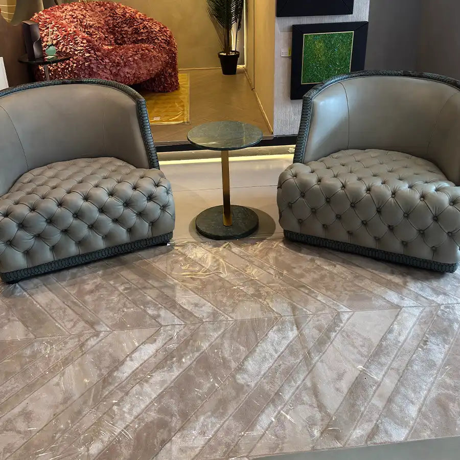 Mocha Abstract Rug