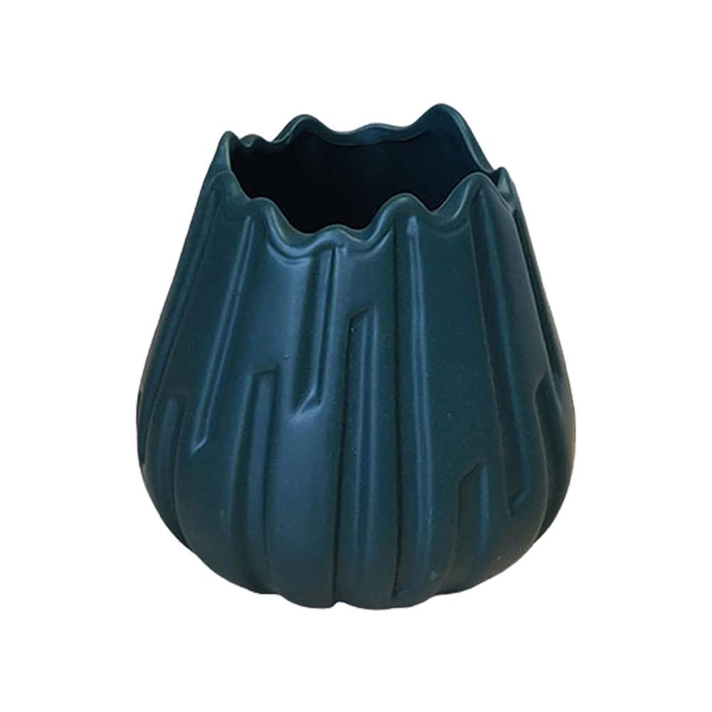 Vintage Mid-Century Modern Orange Ceramic Vase