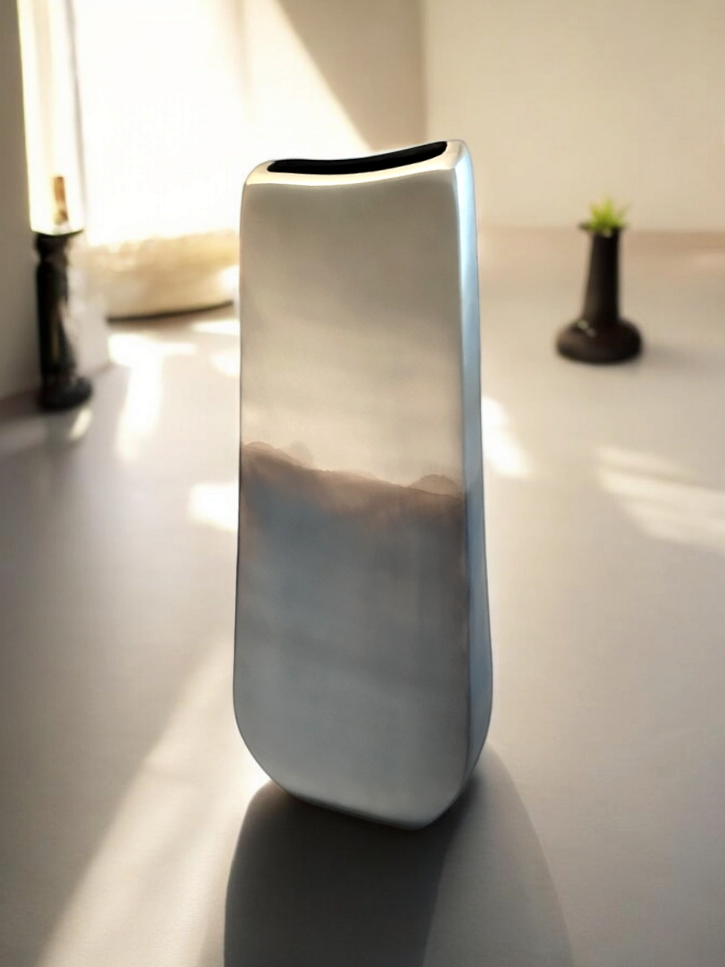 Sculptural Aluminum Vessel