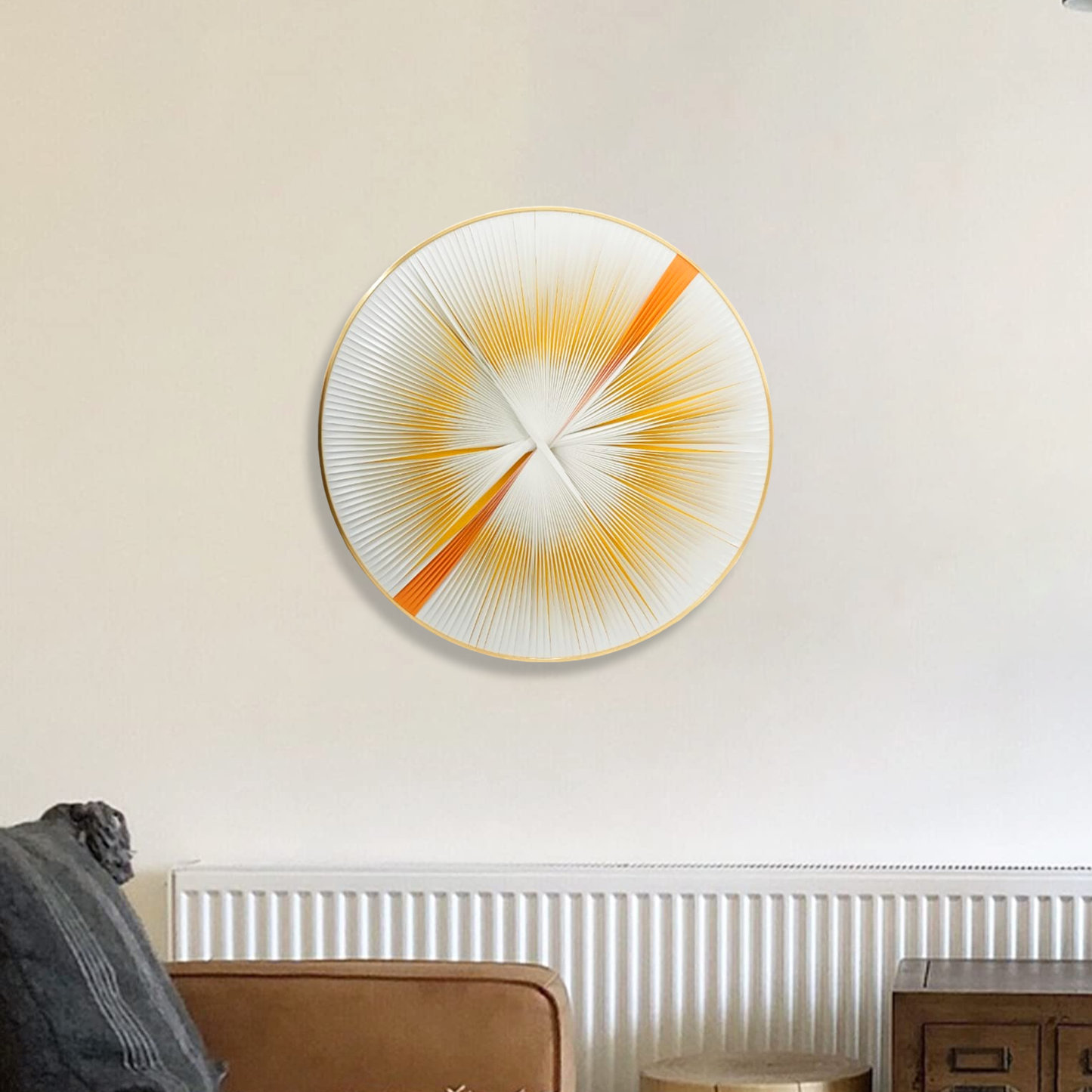 Stripes Wall Art (Circular)
