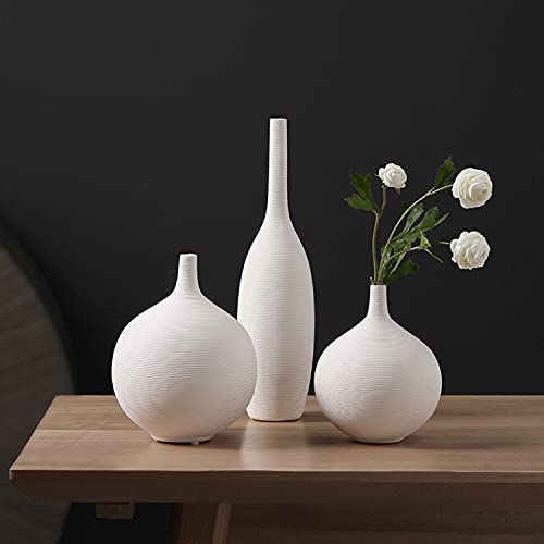 Nordic White Ceramics Vase