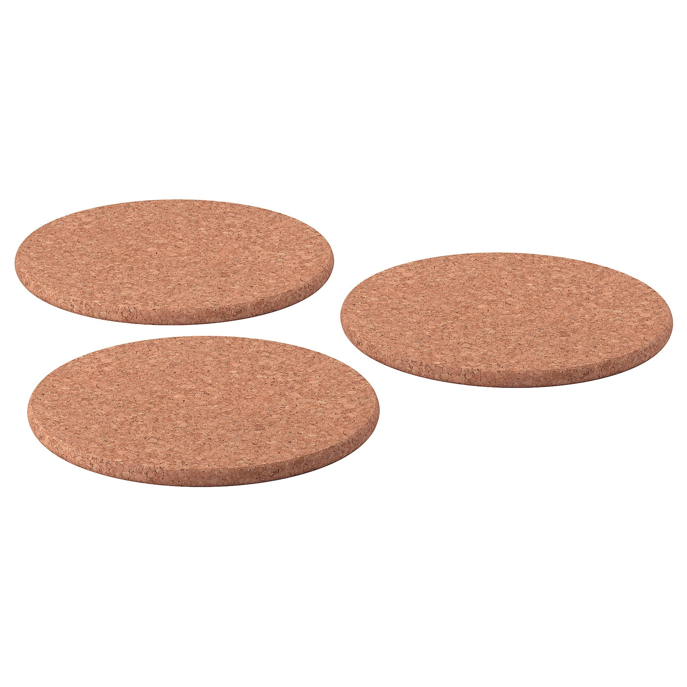 Round Reversible Cork Coaster Set
