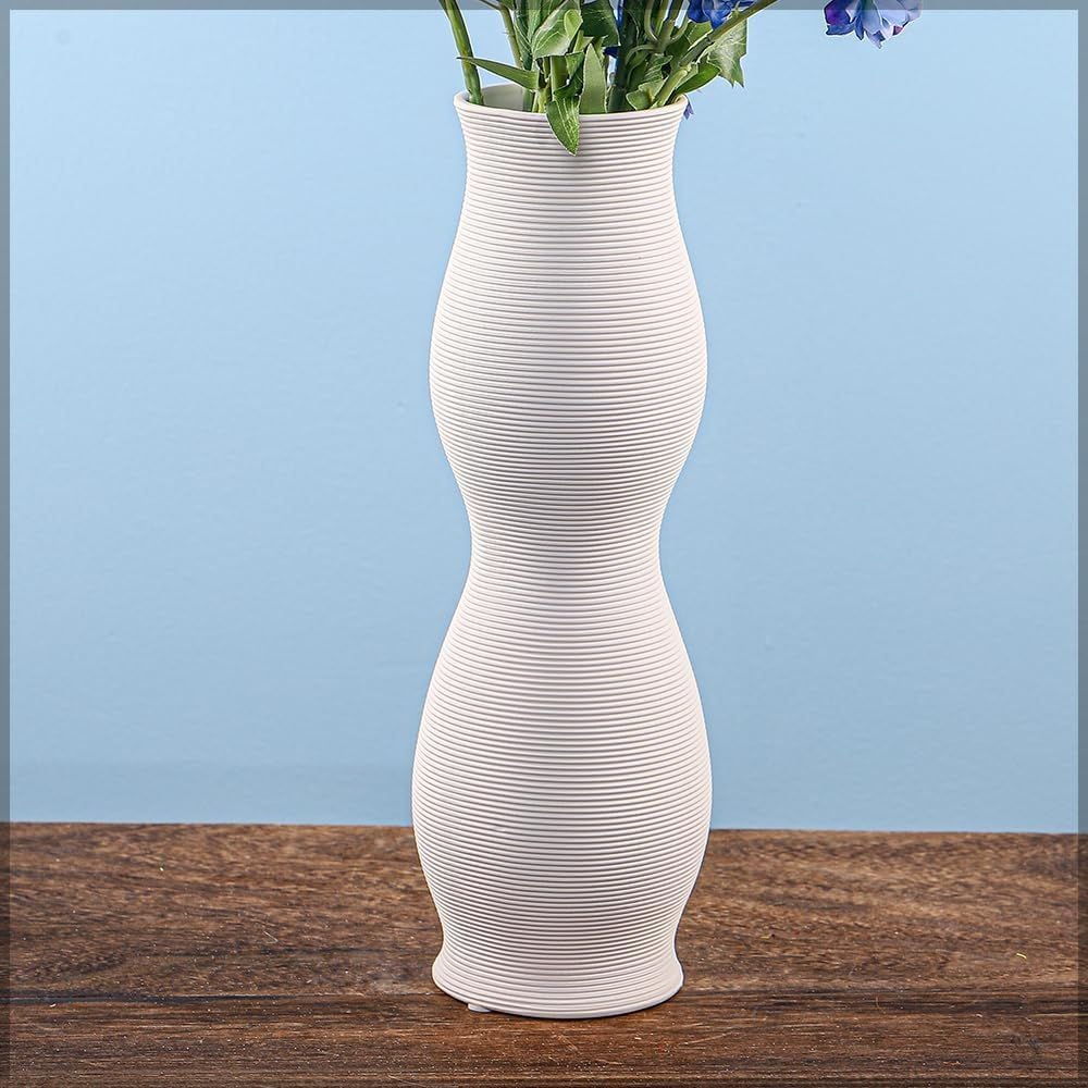 White Ceramic Vases