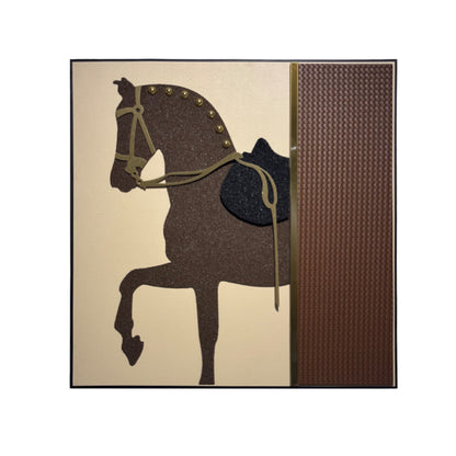 Wooden Stallion Wall Art