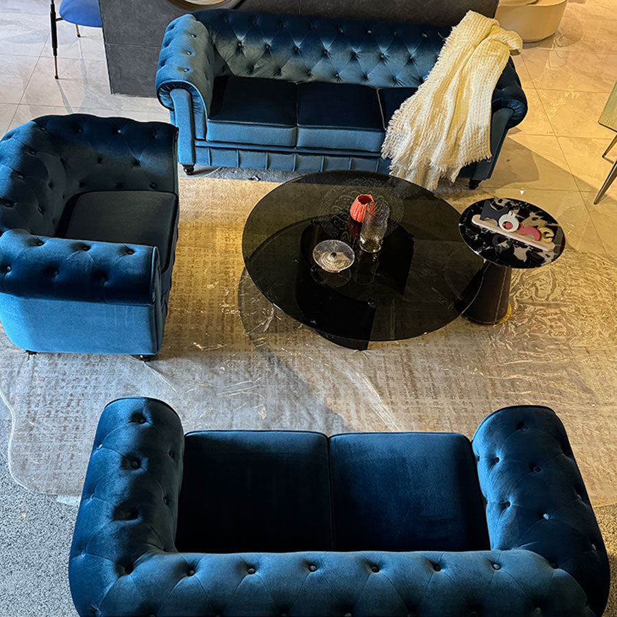 Midnight Chesterfield Luxe Sofa