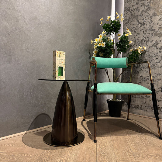 Obsidian Halo Side Table