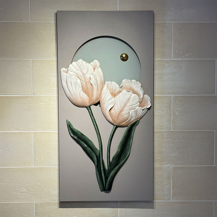 Blush Tulip Serenity Wall Art