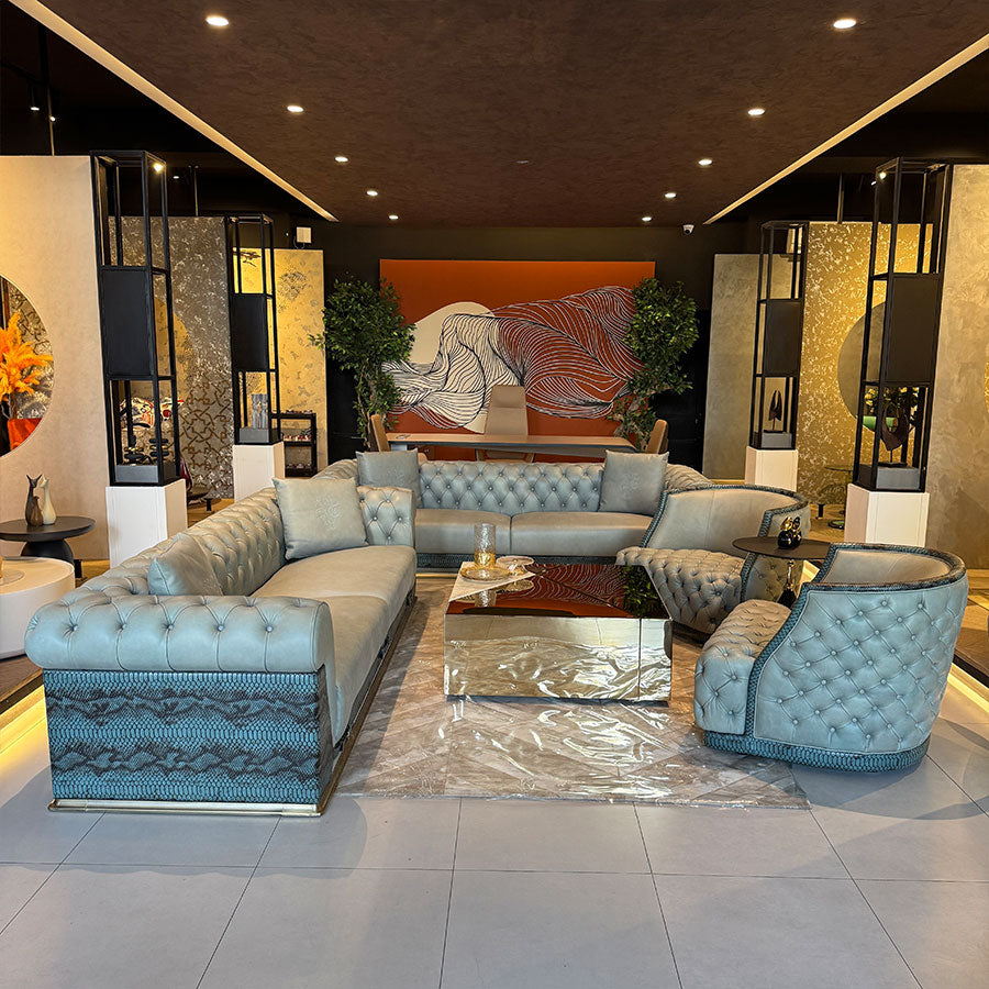 Regal Serpentine Luxe Sofa