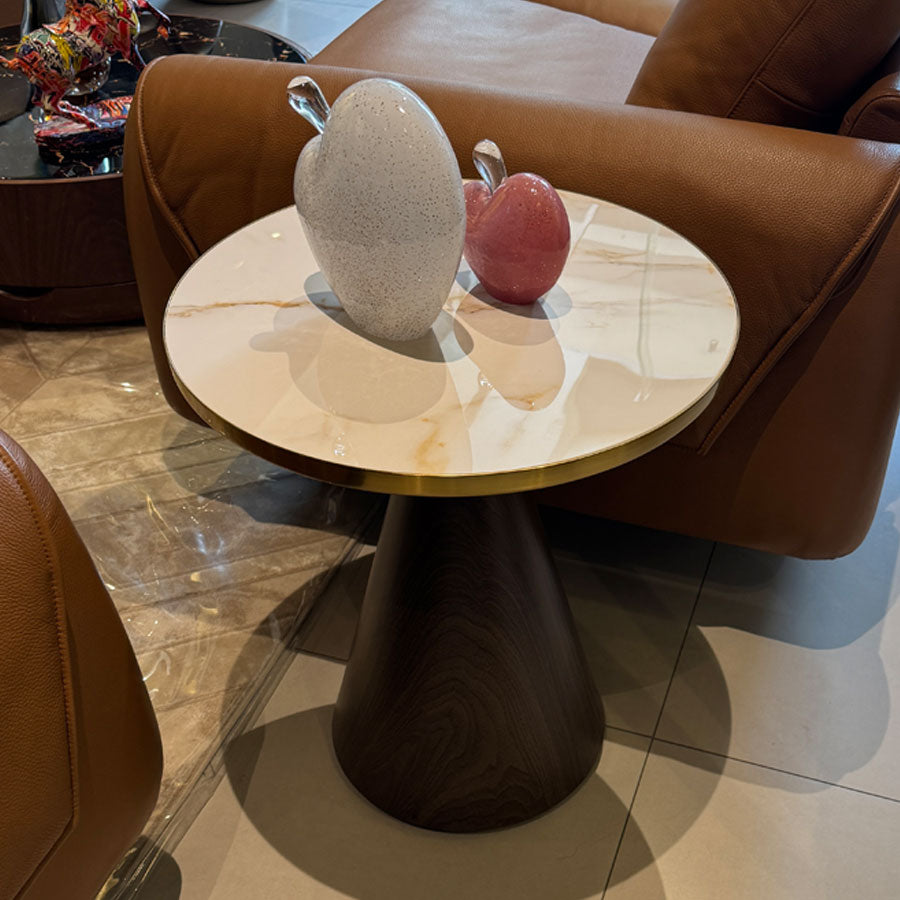 Marble Crown Side Table