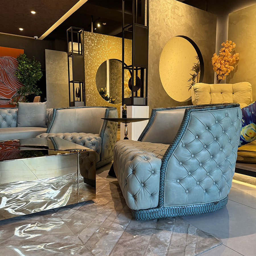 Regal Serpentine Luxe Sofa