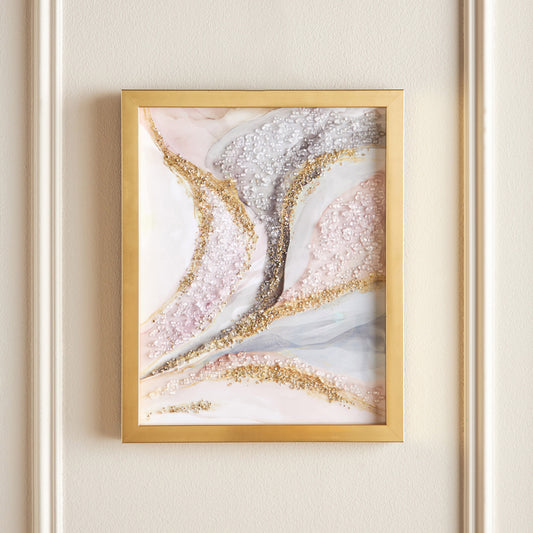 Zaire Jewelled Framed Wall Art - 40x50 cm