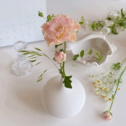 Nordic White Ceramics Vase