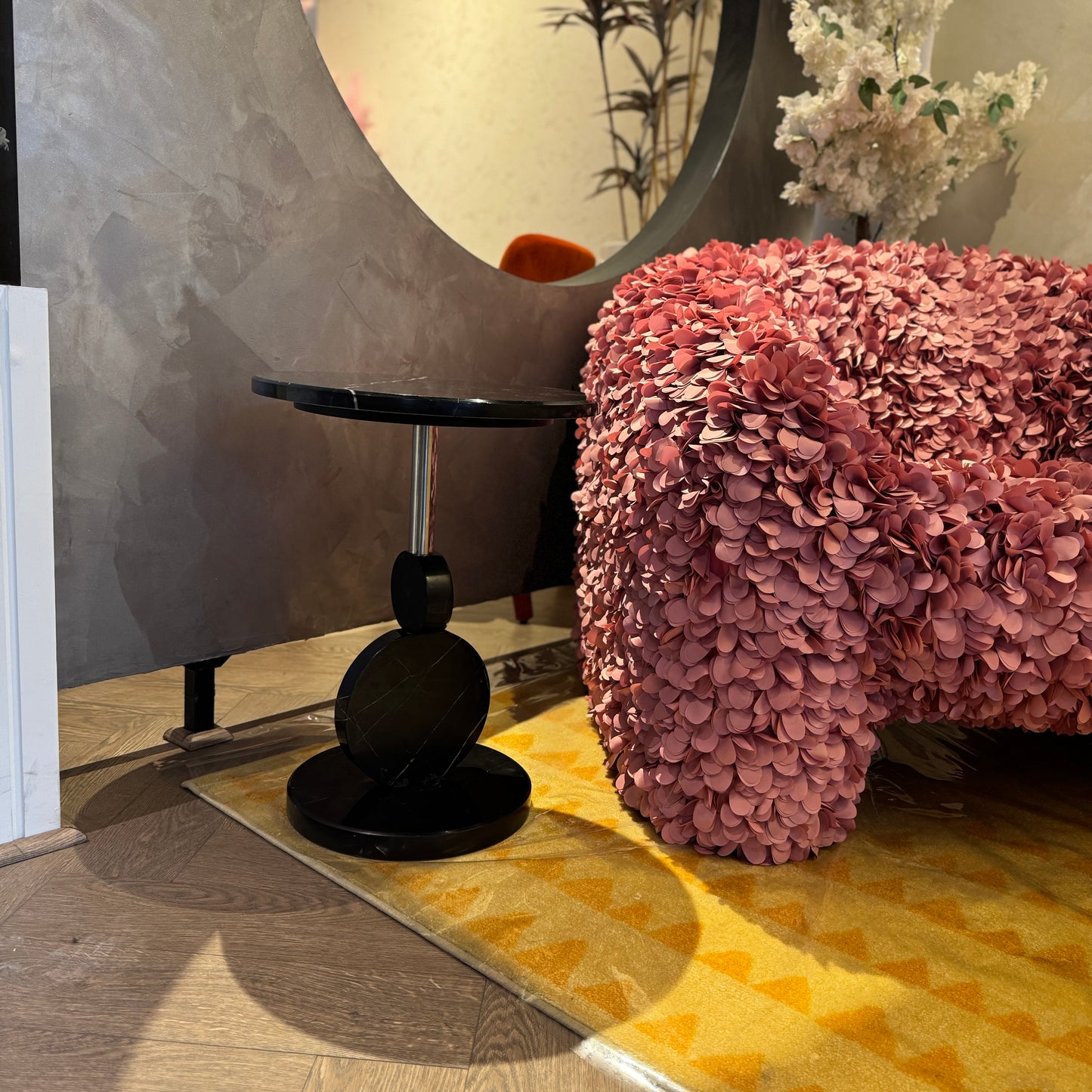 Modern Black Accent Table