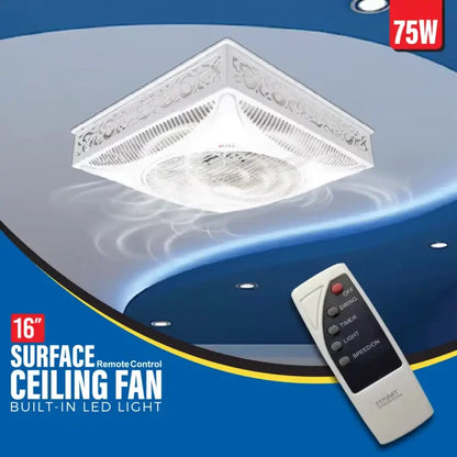 Surface Ceiling Fan with LED