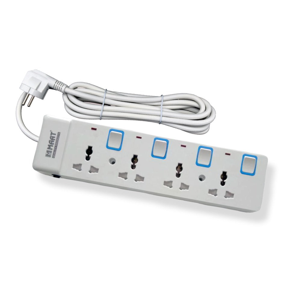 4-Way Extension Socket with USB – 3MTR