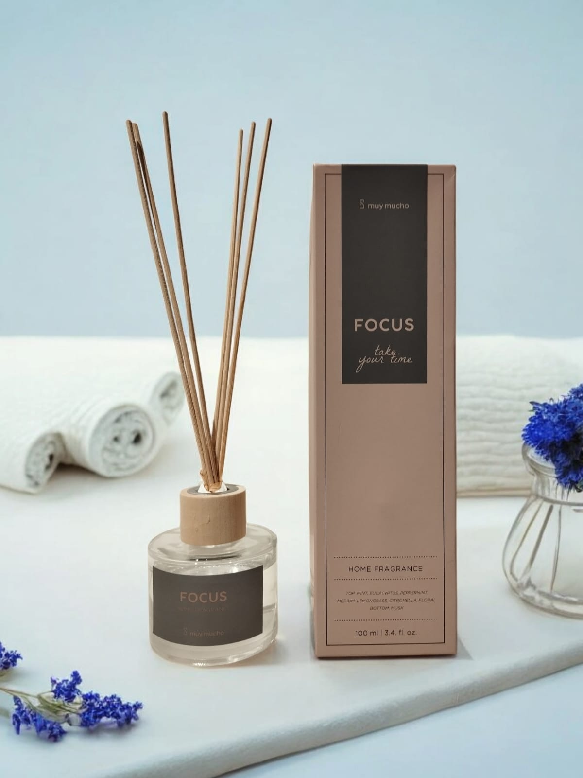 FOCUS Home Fragrance Reed Diffuser 100ml/3.4 fl.oz