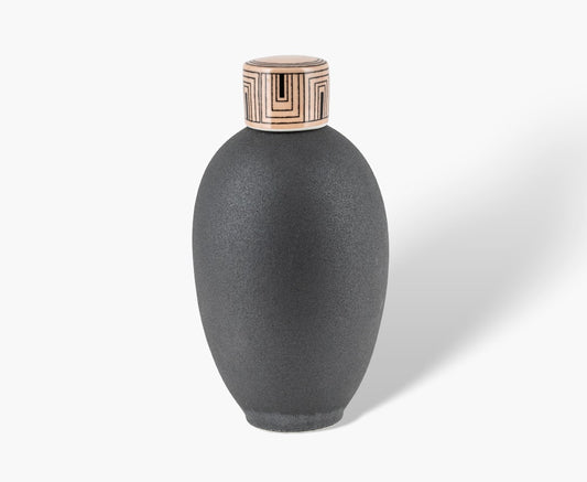 Deco Jar Black