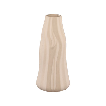 Ceramic Vase with Tree Bark Texture